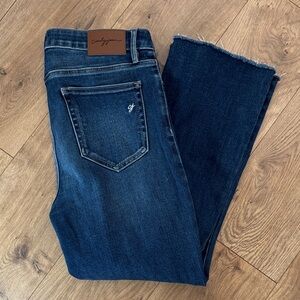 Carly Jean Dark Blue Denim Jeans